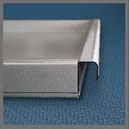 U-shaped tray profile