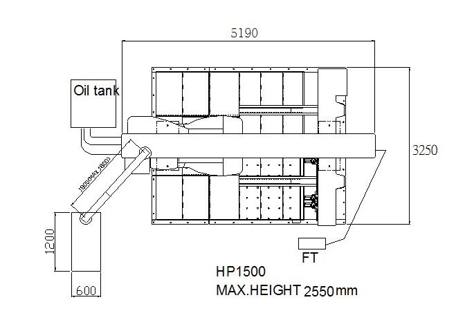 HPS1500 floor plan layout diagram
